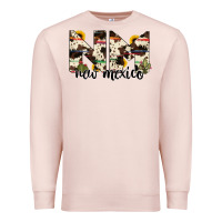Pale Pink new mexico state cowhide serape cactus Premium Sweatshirt - RanaPortraitStore