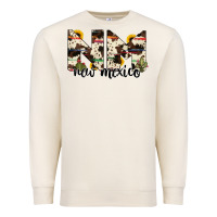 Sandshell new mexico state cowhide serape cactus Premium Sweatshirt - RanaPortraitStore