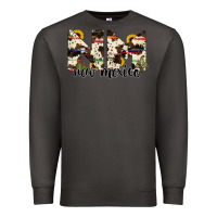 Smoke new mexico state cowhide serape cactus Premium Sweatshirt - RanaPortraitStore