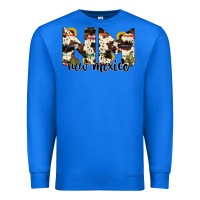 True Royal new mexico state cowhide serape cactus Premium Sweatshirt - RanaPortraitStore