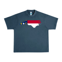 Midnight Navy flag north carolina tshirt Urban Heavy Tee - linhVisuals
