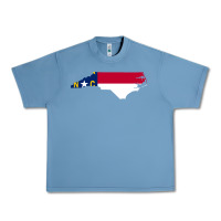 Pebble Blue flag north carolina tshirt Urban Heavy Tee - linhVisuals