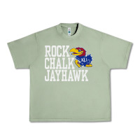 Oil Green rock chalk jayhawk ku tshirt Urban Heavy Tee - linhVisuals