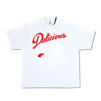 White delicious vinyl Urban Heavy Tee - linhVisuals
