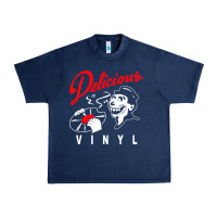 Navy delicious vinyl Urban Heavy Tee - linhVisuals