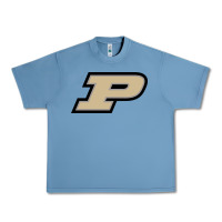 Pebble Blue Purdue Boilermakers, Gear Urban Heavy Tee - linhVisuals