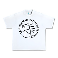 White Purdue University seal apparel Urban Heavy Tee - linhVisuals