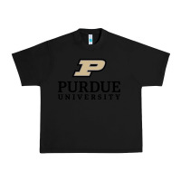 Black Purdue University, Apparel Urban Heavy Tee - linhVisuals