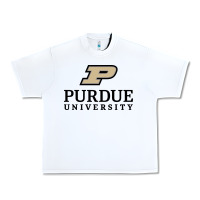 White Purdue University, Apparel Urban Heavy Tee - linhVisuals