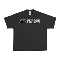 Pigment Black Purdue University, Apparel Urban Heavy Tee - linhVisuals