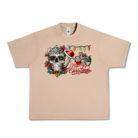 Burro Merry Christmas  skull Urban Heavy Tee - CowhideDigitalArt