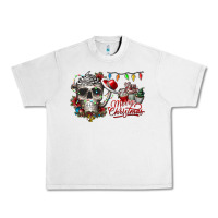 Lunar Rock Merry Christmas  skull Urban Heavy Tee - CowhideDigitalArt