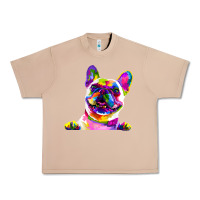 Burro frenchie french bulldog pop art portrait bouledogue t shirt Urban Heavy Tee - linhVisuals