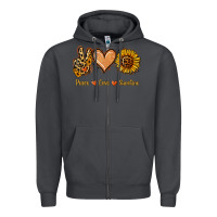Smoke Peace Love Sunshine Zipper Hoodie - Jasminsmagicworld