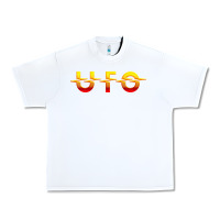 White Ufo Urban Heavy Tee - linhVisuals