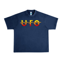 Navy Ufo Urban Heavy Tee - linhVisuals