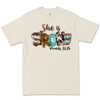 Bone She Is Strong Proverbs 31 25 Premium Tee - FaDigitalArtStudio