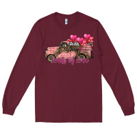 Burgundy load of love Long Sleeve Tee - SublimationCraftShop