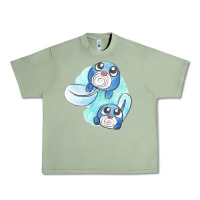 Oil Green poliwag watercolor Urban Heavy Tee - linhVisuals