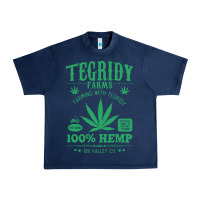 Navy tegridy farms Urban Heavy Tee - linhVisuals