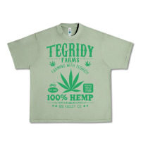 Oil Green tegridy farms Urban Heavy Tee - linhVisuals