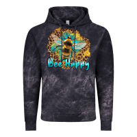 Cloud Black bee happy Vintage Hoodie - Artiststas