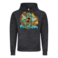 Bee Happy Vintage Hoodie | Teevron