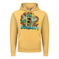 Vintage Mustard bee happy Vintage Hoodie - Artiststas