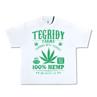 White tegridy farms Urban Heavy Tee - linhVisuals