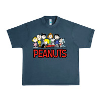 Midnight Navy peanuts animation Urban Heavy Tee - linhVisuals