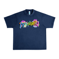 Navy trasher Urban Heavy Tee - linhVisuals