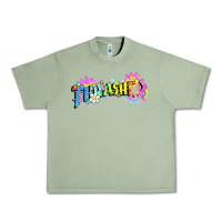 Oil Green trasher Urban Heavy Tee - linhVisuals