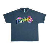 Midnight Navy trasher Urban Heavy Tee - linhVisuals