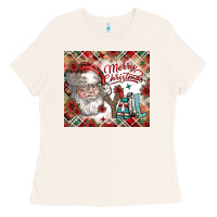 Bone merry christmas y'all Ladies Tee - CowhideDigitalArt