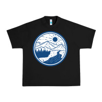 Black River Mountain Badge Urban Heavy Tee - linhVisuals