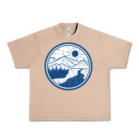 Burro River Mountain Badge Urban Heavy Tee - linhVisuals