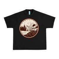 Black River Forest Brown Urban Heavy Tee - linhVisuals