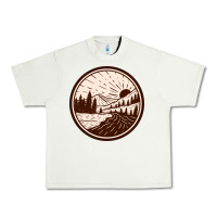 Pistachio River Forest Brown Urban Heavy Tee - linhVisuals