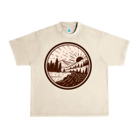 Sandshell River Forest Brown Urban Heavy Tee - linhVisuals