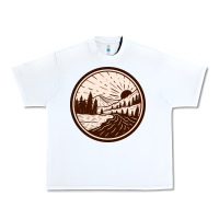 White River Forest Brown Urban Heavy Tee - linhVisuals