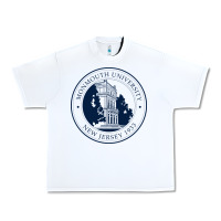 White monmouth university Urban Heavy Tee - linhVisuals