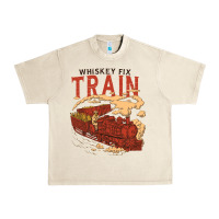 Sandshell Whiskey Train Urban Heavy Tee - linhVisuals