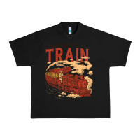Black Whiskey Train Urban Heavy Tee - linhVisuals