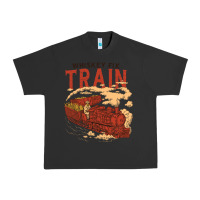 Pigment Black Whiskey Train Urban Heavy Tee - linhVisuals