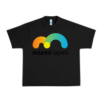 Black miami open Urban Heavy Tee - linhVisuals