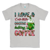 Moon Dust I Love A Cute Little Cactus Holding Coffee Classic Tee - FaDigitalArtStudio