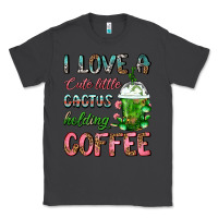 Smoke I Love A Cute Little Cactus Holding Coffee Classic Tee - FaDigitalArtStudio