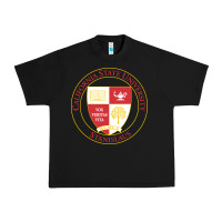 Black Csu Stanislaus Urban Heavy Tee - linhVisuals