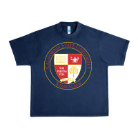Navy Csu Stanislaus Urban Heavy Tee - linhVisuals