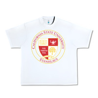 White Csu Stanislaus Urban Heavy Tee - linhVisuals